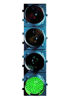 4 light traffic light-light.blue